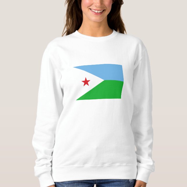 Camiseta Bandeira do Djibuti (Frente)