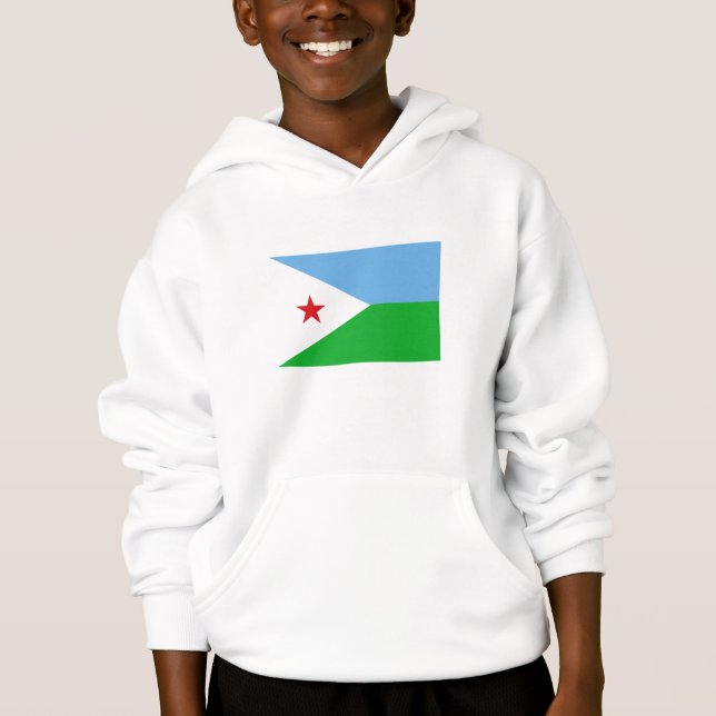 Camiseta Bandeira do Djibuti (Frente)