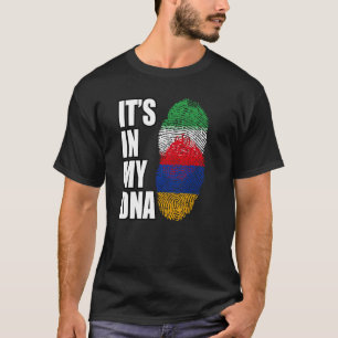 Camiseta Bandeira do DNA Misto Iraniano e Armênio Patrimôni