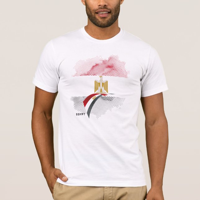 Camiseta bandeira do Egito (Frente)