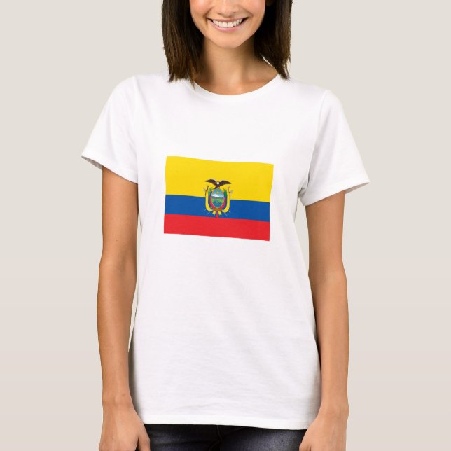 Camiseta Bandeira do Equador (Frente)