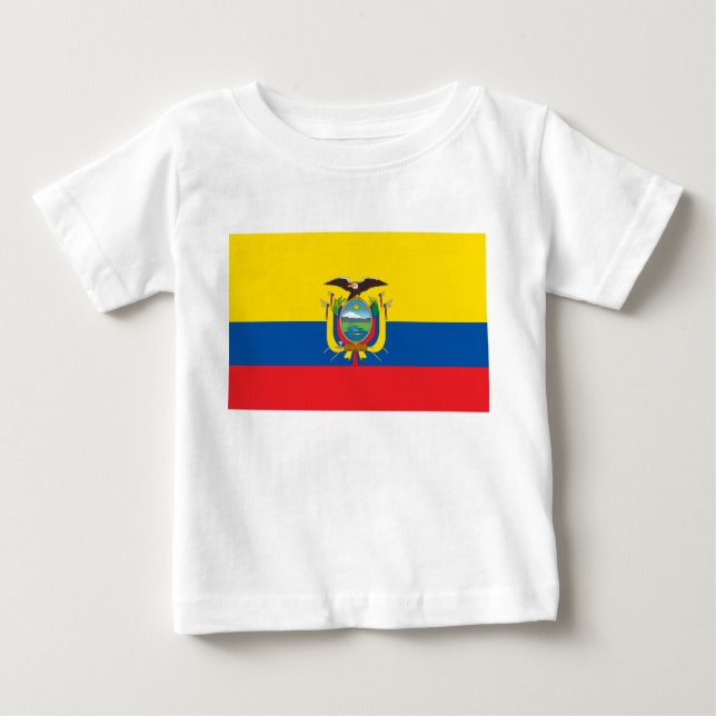 Camiseta Bandeira do Equador (Frente)