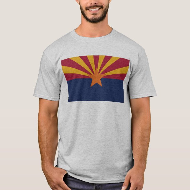 Camiseta Bandeira do estado da arizona (Frente)