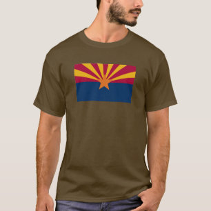 Camiseta Bandeira do estado da arizona