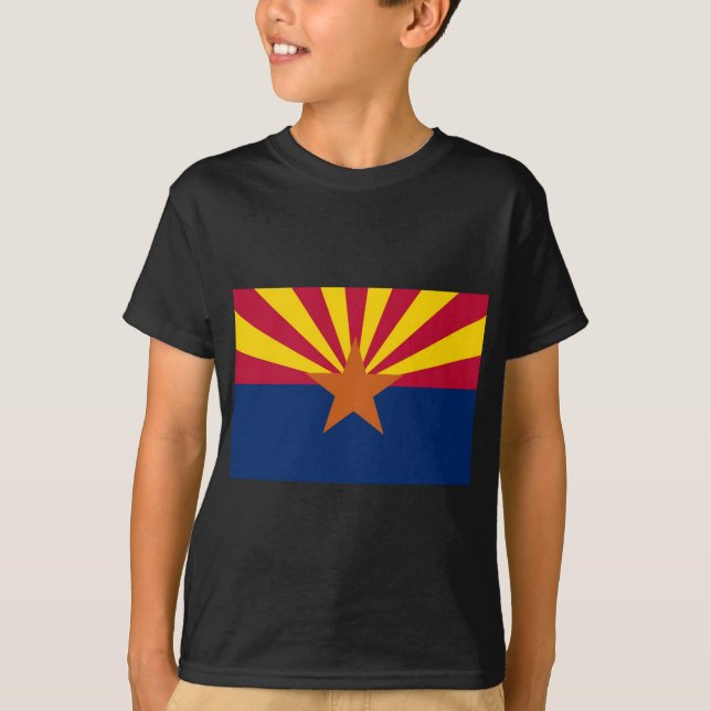 Camiseta Bandeira do estado da arizona (Frente)