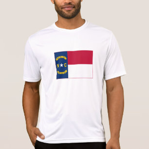 Camiseta Bandeira do Estado da Carolina do Norte