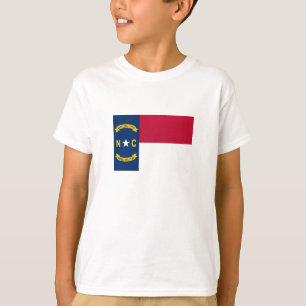 Camiseta Bandeira do Estado da Carolina do Norte