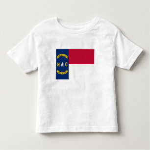 Camiseta Bandeira do Estado da Carolina do Norte