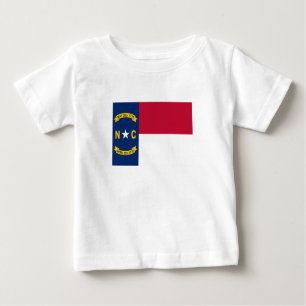 Camiseta Bandeira do Estado da Carolina do Norte