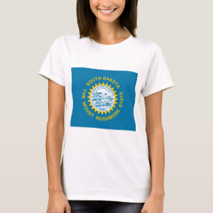 Camiseta Bandeira do Estado da Dakota do Sul