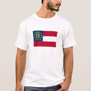Camiseta Bandeira do Estado da Geórgia
