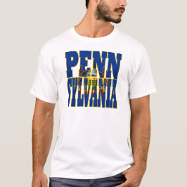 Camiseta Bandeira do Estado da Pensilvânia