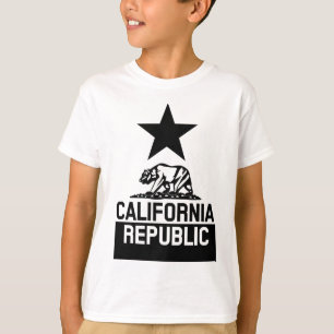 Camiseta Bandeira do Estado da REPÚBLICA DA CALIFÓRNIA