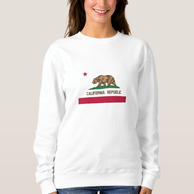 Camiseta Bandeira do Estado da República da Califórnia (Frente)