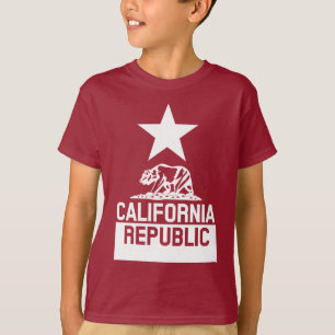 Camiseta Bandeira do Estado da REPÚBLICA DA CALIFÓRNIA