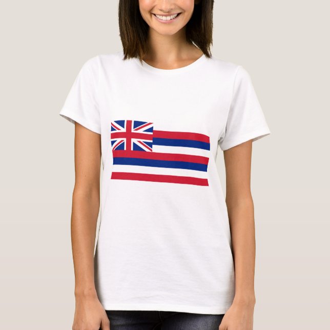 Camiseta Bandeira do estado de Havaí (Frente)