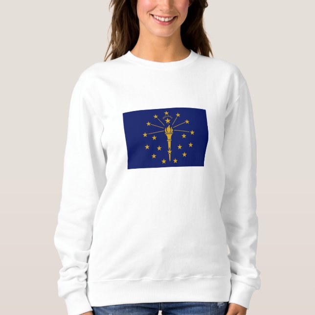Camiseta Bandeira do Estado de Indiana (Frente)