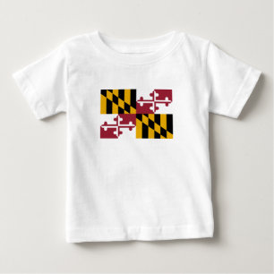 Camiseta Bandeira do estado de Maryland