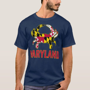 Camiseta Bandeira do Estado de Maryland