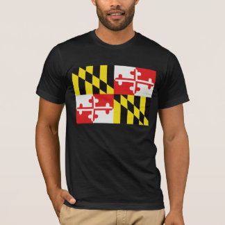 Camiseta Bandeira do estado de Maryland