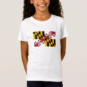 Camiseta Bandeira do estado de Maryland