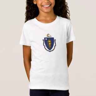 Camiseta Bandeira do Estado de Massachusetts