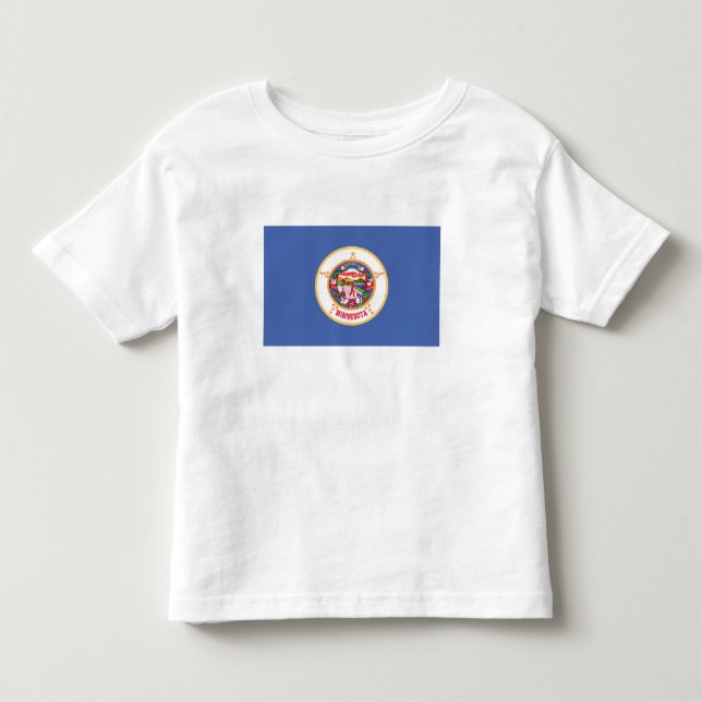 Camiseta Bandeira do Estado de Minnesota (Frente)