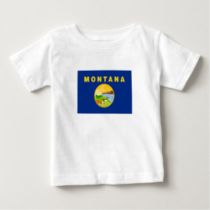 Camiseta Bandeira do Estado de Montana
