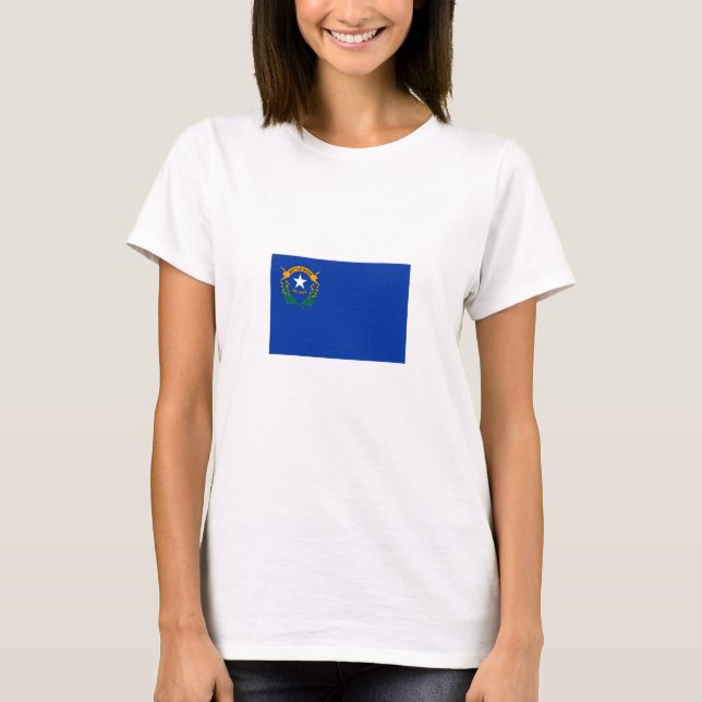 Camiseta Bandeira do Estado de Nevada (Frente)