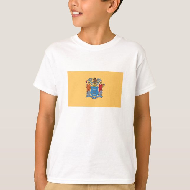 Camiseta Bandeira do Estado de Nova Jérsei (Frente)