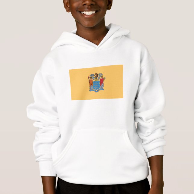 Camiseta Bandeira do Estado de Nova Jersey (Frente)