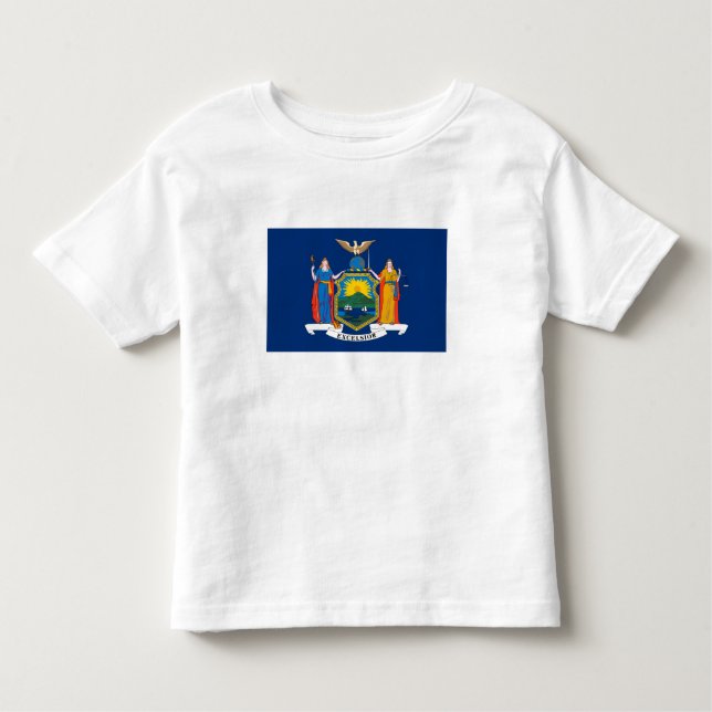 Camiseta Bandeira do Estado de Nova York (Frente)