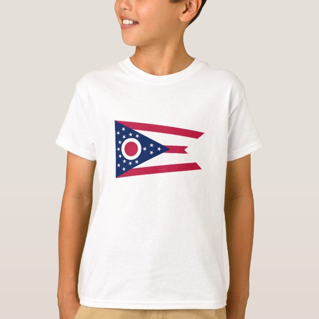 Camiseta Bandeira do Estado de Ohio (Frente)