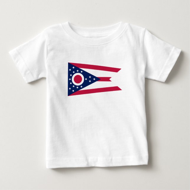 Camiseta Bandeira do Estado de Ohio (Frente)
