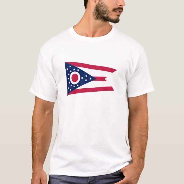 Camiseta Bandeira do Estado de Ohio (Frente)