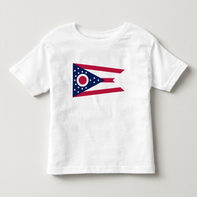 Camiseta Bandeira do Estado de Ohio (Frente)