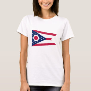 Camiseta Bandeira do Estado de Ohio