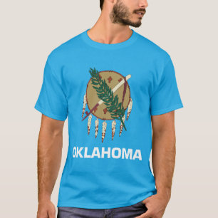 Camiseta Bandeira do estado de Oklahoma