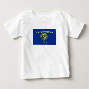 Camiseta Bandeira do estado de Oregon