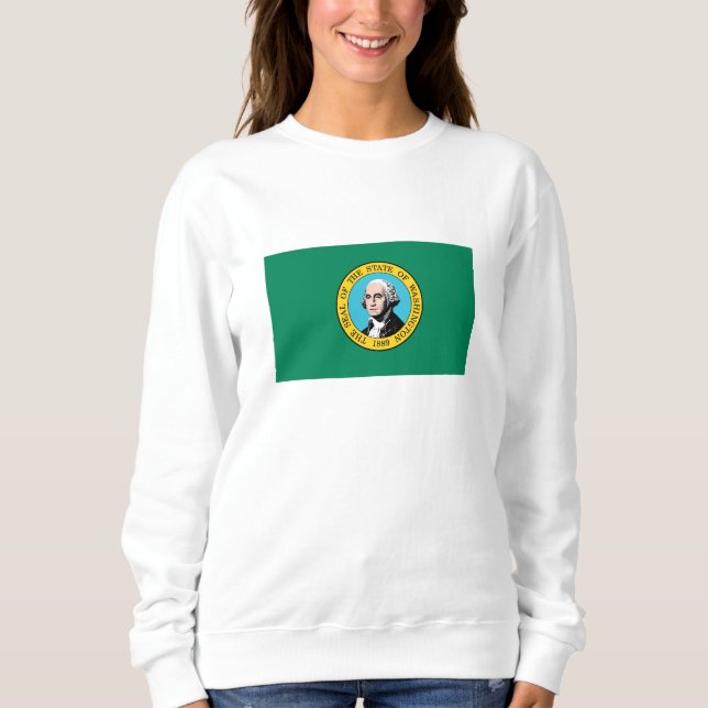 Camiseta Bandeira do Estado de Washington (Frente)