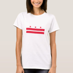Camiseta Bandeira do Estado de Washington DC