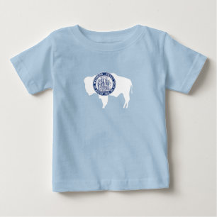 Camiseta Bandeira do estado de Wyoming