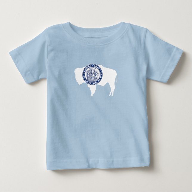 Camiseta Bandeira do estado de Wyoming (Frente)