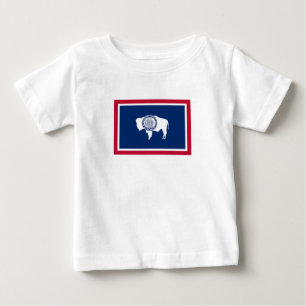 Camiseta Bandeira do Estado de Wyoming