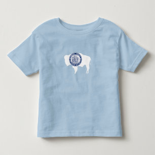 Camiseta Bandeira do Estado de Wyoming