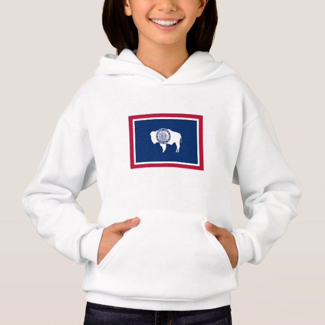 Camiseta Bandeira do Estado de Wyoming (Frente)