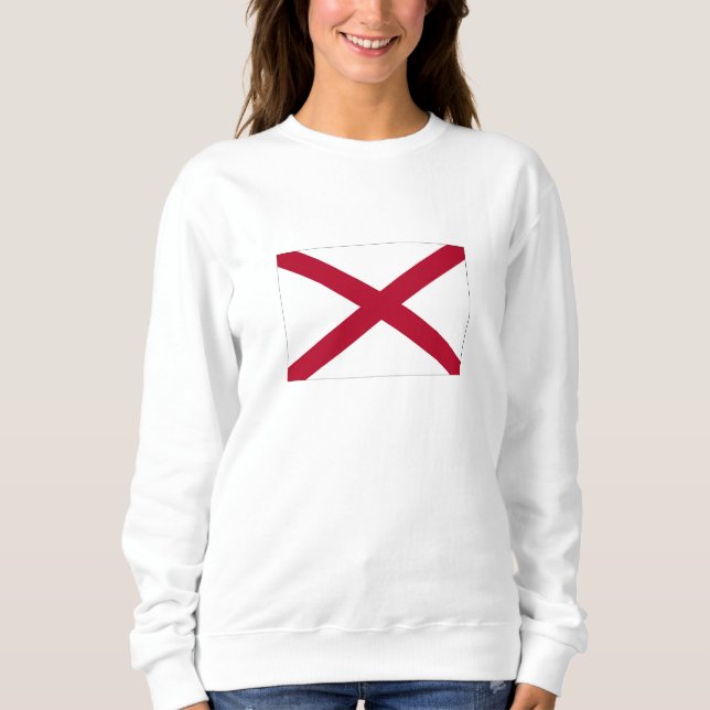 Camiseta Bandeira do estado do Alabama (Frente)