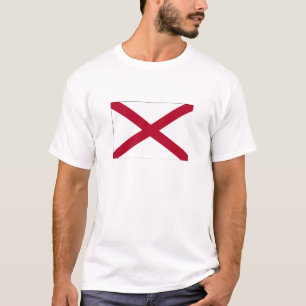 Camiseta Bandeira do estado do Alabama