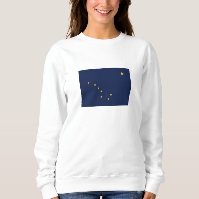 Camiseta Bandeira do Estado do Alasca (Frente)
