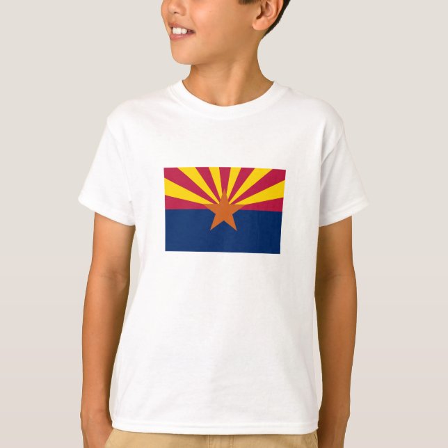 Camiseta Bandeira do Estado do Arizona (Frente)